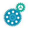 emPerform gears symbol.