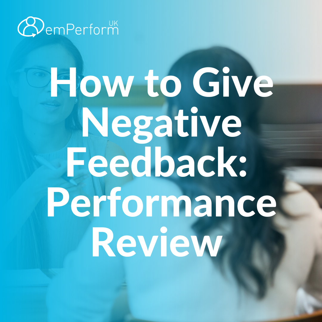 Blog Feature Image: How to Conduct Negative Performance Review